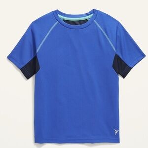 Old Navy Go Dry Boys Blue Shirt